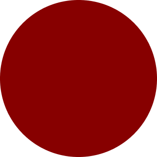 red circle background
